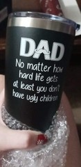 Leak-Proof 20 Oz Stainless Steel Tumbler – Perfect for Dads Who Love Drinks