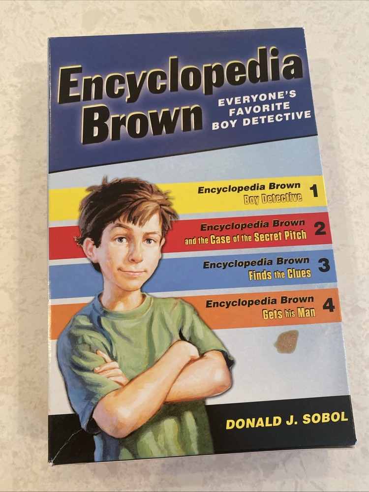 Encyclopedia Brown Box Set 4 Books 2007, Box or Slipcased / Digest Paperback)
