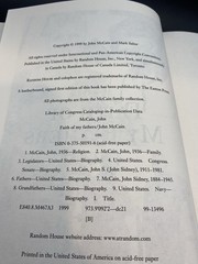 SIGNED John McCain, Mark Salter, Faith Of My Fathers, 1999, Hardback, 349 Pages