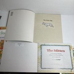 Jan Brett Books Lot of 4: Mitten, Umbrella, Goldilocks, First Dog Paperback