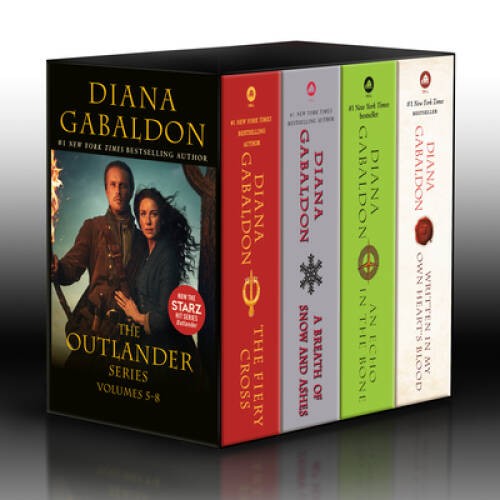 Outlander Volumes 5-8 (4-Book Boxed Set): The Fiery Cross, A Breath of Sn – GOOD