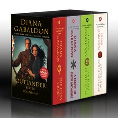 Outlander Volumes 5-8 (4-Book Boxed Set): The Fiery Cross, A Breath of Sn – GOOD