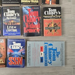 Tom Clancy Net Force Power Play Op-Center Lot of 19 paperback books as shown