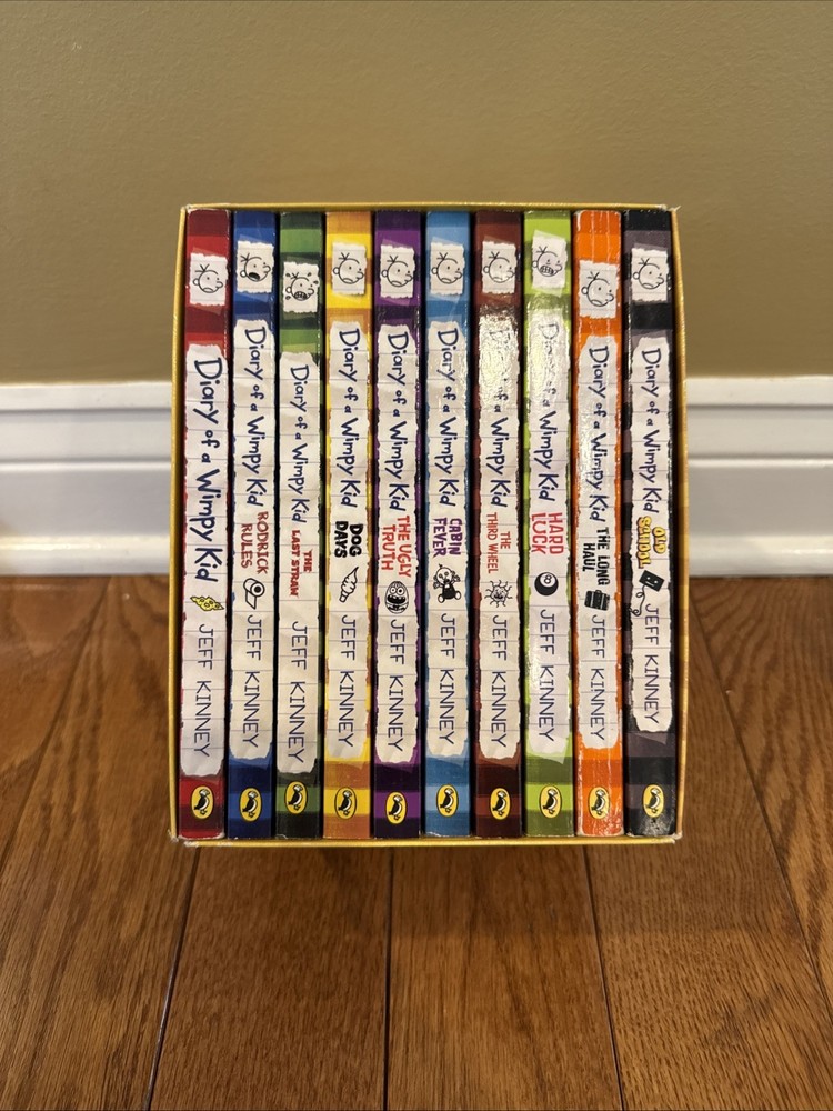 Diary Of A Wimpy Kid Box Set Of 10 By Jeff Kinney Soft Cover Books