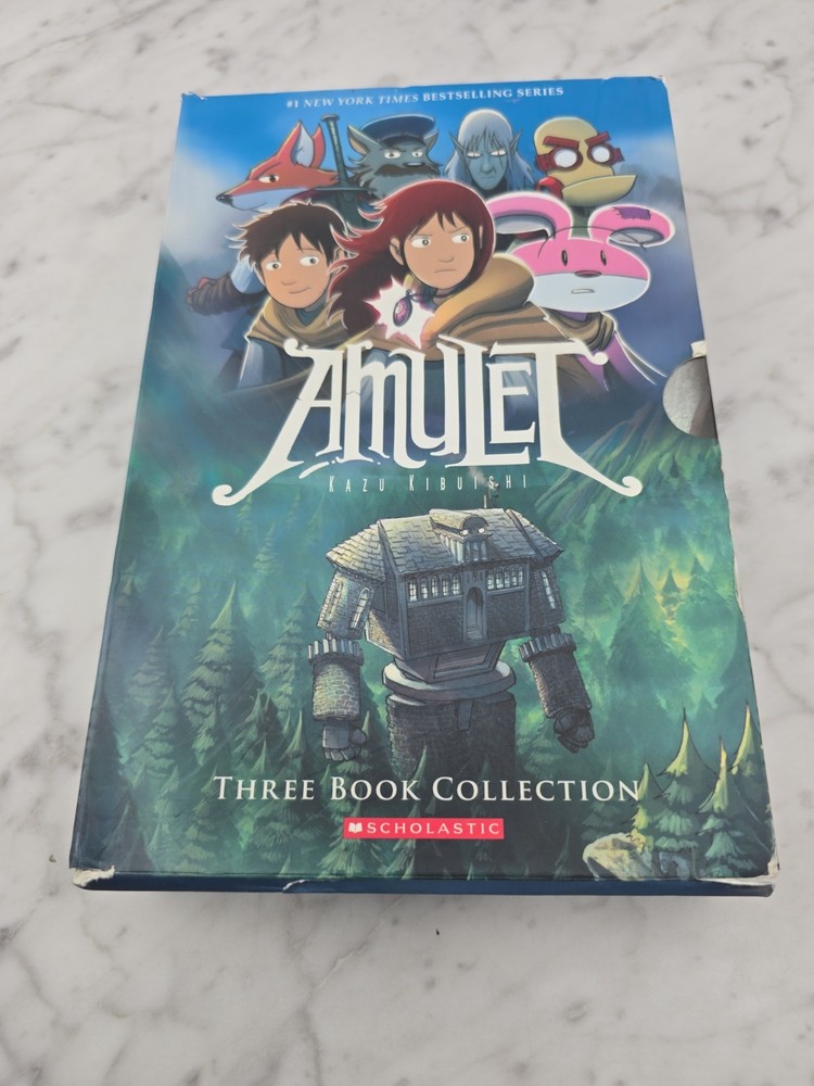 Amulet Box Set: Books 1-3 PBs Stonekeeper, Stonekeeper’s Curse, Cloud Searchers