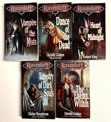 Ravenloft Paperback Book Lot 1st print Vampire of the Mists, Dance of the Dead +