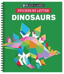 Brain Games – Sticker by Letter: Dinosaurs (Sticker Puzzles – Kids Activity …