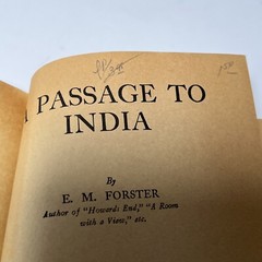 A Passage To India by E. M. Forster 1924 HC. Harbrace Modern Classic. Rare Ed.