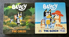 BLUEY Board Books -Set of 2 – The Beach / The Creek – Puffin 2018 – As New Cond.