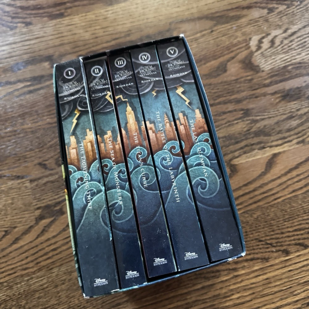 Rick Riordan Percy Jackson & the Olympians Set Books 1-5