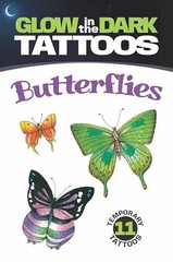 Glow-in-the-Dark Tattoos: Butterflies – Paperback, by Sovak Jan – Very Good