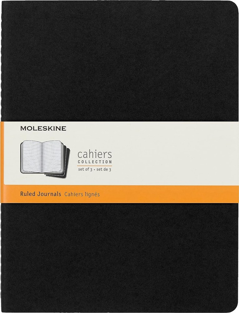 Moleskine Cahier Journal, Soft Cover, XL (7.5 in. x 9.5 in.) Ruled/Lined