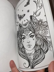 Bendon Just Add Ink Adult Tattoo Coloring Book