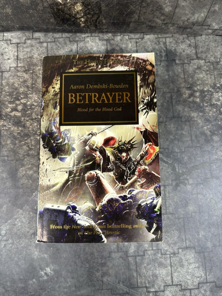 Betrayer Horus Heresy Mass Market Paperback 1st Print (#3780)