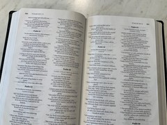 NIV Thinline Bible 2005 Navy Blue Bonded Leather Text 1984