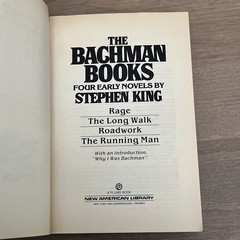 Stephen King – The Bachman Books Four Early Novels 1985 1st Plume Omnibus Print