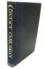CONTACT A Novel by CARL SAGAN HCDJ 1ST/1ST LIKE NEW