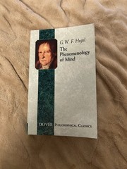 Philosophical/Philosophy Book G.W.F HEGEL The Phenomenology Of Mind Paperback