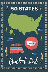 Bucket List 50 States: My Bucket List Journal, bucket list United States, 50…