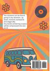 Songs of the 60’s and 70’s Word Search: NEW, 6×9 in, 55 puzzles, 1320 words