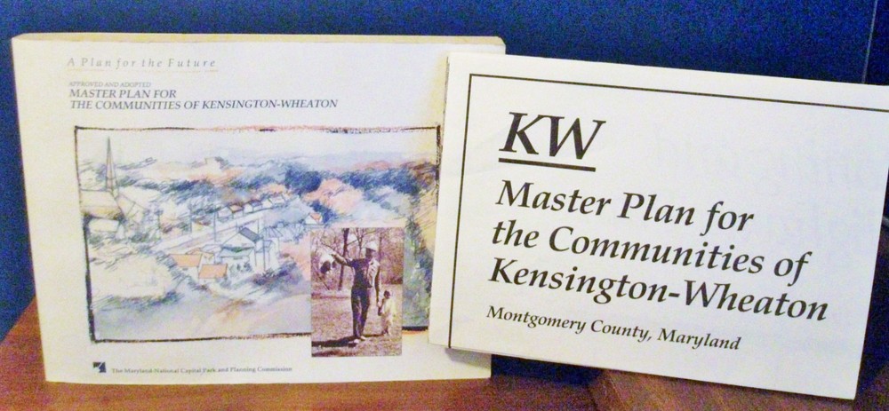 Maryland Kensington Wheaton Master Community Plan MNCPPC Map + Book 1989