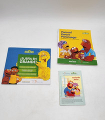 CTW Sesame Street Words Are Everywhere Learning Kits Bilingual Books 2 sets