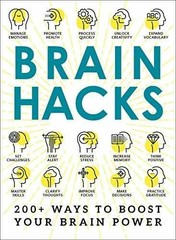 Brain Hacks: 200+ Ways to Boost Your – Paperback, by Adams Media – Very Good q