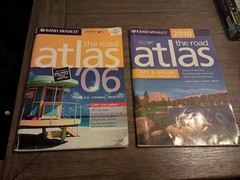 Lot of 2 Rand McNally The Road Atlas 2006/2010 US Mexico Canada Maps Large