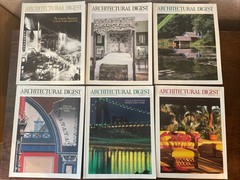 VTG Architectural Digest Lot Of 17 Magazines 1990 1991 1994 Various Mixed