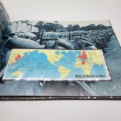 World War II Remembered 1941 Book With Us Postage Stamps 40 Pages