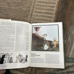 The Automobile Book by The Saturday Evening Post, Antique Vintage Art 1979 HB