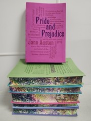 Jane Austen 6 Book Faux Leather Bound Set with Decorative Pages New