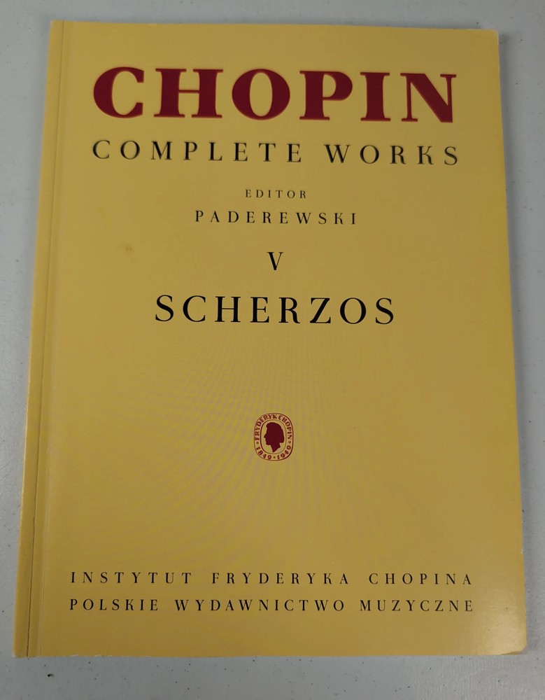 Scherzos Chopin Complete Works Vol. V by Ignacy Jan Paderewski 2020 Paperback