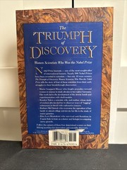 The Triumph of Discovery : Women Scientists Who Won the Nobel Prize by Joan Dash