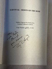 SIGNED Survival Roots of the Rose Roy Gugat Pre-Publication Limited Edition 699