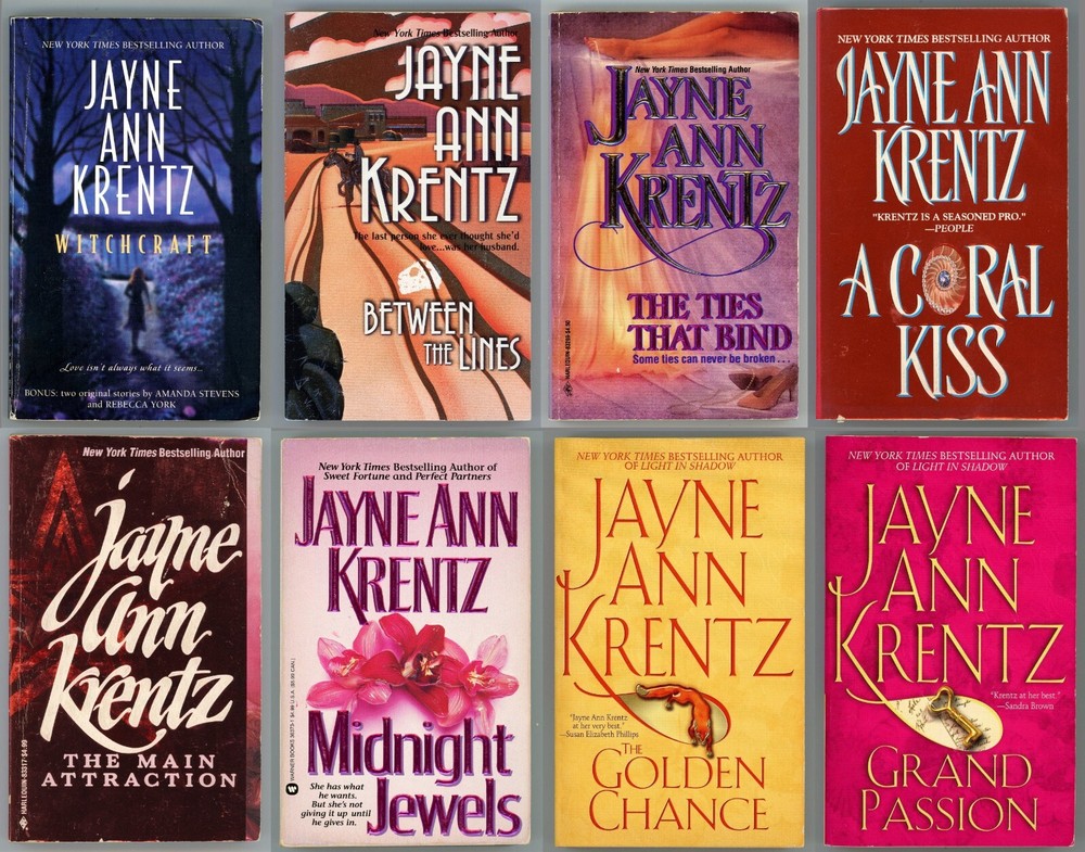 Family Romance Mystery Lot of 8 Paperback by Jayne Krentz