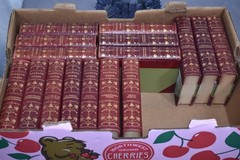 Lot of 16 Kelmscott Society Honore de Balzac set (Partial Red Leather,hardcover)