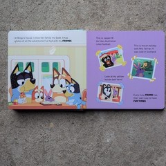 4 x BLUEY BOARD PICTURE BOOKS THE BEACH THE POOL CHARADES BOB BILBY