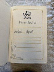 NKJV The Open Bible 1987 Expanded Edition Hardcover Large Print