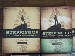 Stepping Up: A Call To Courageous Manhood by Dennis Rainey Leadership Kit DVD/HC
