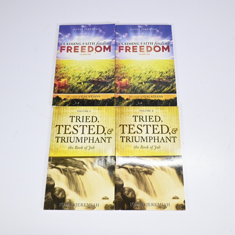 Tried, Tested, & Triumphant & Finding Free Study Guide Vol. 1 & 2 David Jeremiah