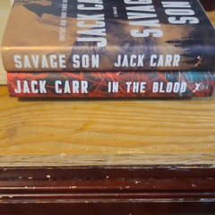 Jack Carr 2-Book Hardcover Lot w/ Dust Jacket In the Blood & Savage Son