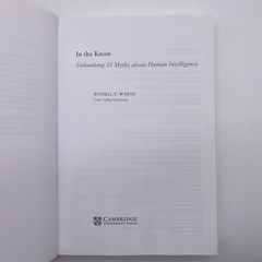 In The Know By Russell Warne Paperback Book
