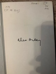 RARE 1976 SIGNED Alex Haley Roots 1st Edition Early Print R44 587 Pages 9.5”
