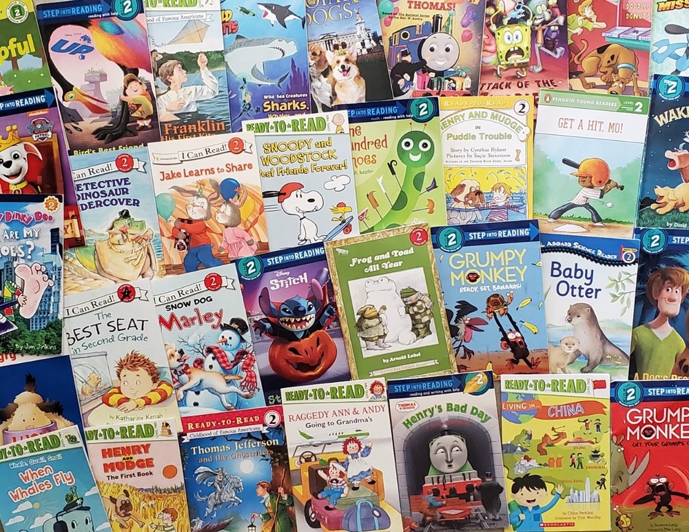 Random Lot of 12~Step into Reading LEVEL 2, I Can/Ready to Read Books~ Unisex