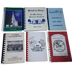 Vintage Cookbooks Church And Other Community Spiral 1980s 1990s Lot of 6 Spiral