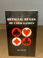 1981 Official Rules Of Card Games 64th Edition Paperback Poker Bridge US Card Co