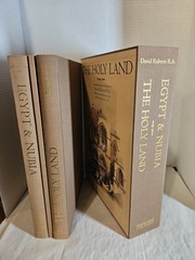 Egypt, Nubia & The Holy Land: Boxed Set-3 Vol, David Roberts – Hardcover ~ NEW