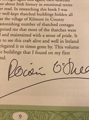 Thatched Ireland by O’shea Paperback Hardcover Author ￼ autographed excellent