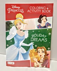 Disney Princess Holiday Dreams Christmas Coloring Book Cinderella Snow White